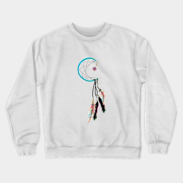 Dreamy Dreamcatcher Crewneck Sweatshirt by digitaldoodlers